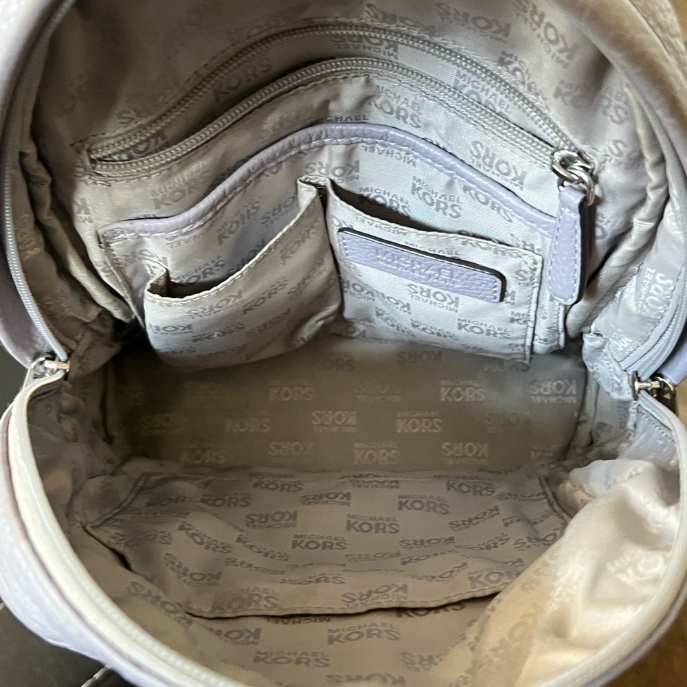 Michael Kors Lavender Leather Backpack - image 5